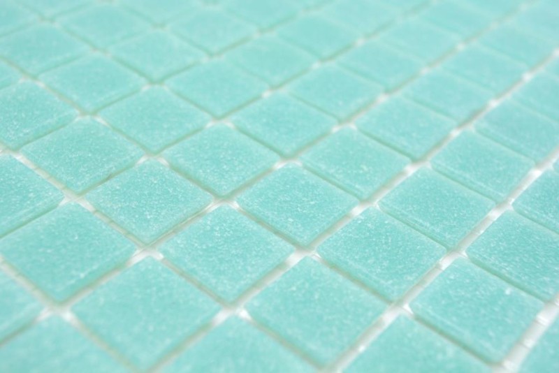 Glass mosaic mosaic tile turquoise green spots shower BATH WALL kitchen wall - MOS200-A62-N