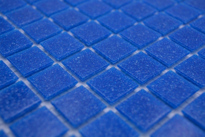 Glass mosaic mosaic tile Dark blue swimming pool pool mosaic Classic paper-bonded