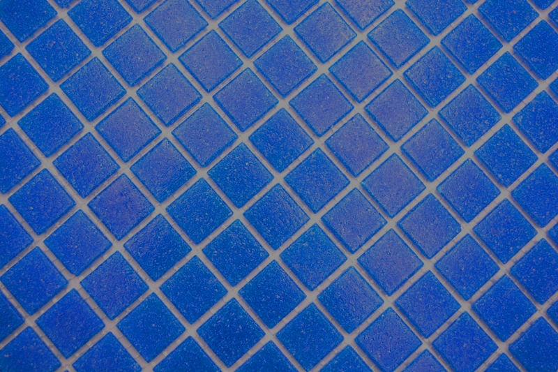 Glass mosaic mosaic tile Dark blue swimming pool pool mosaic Classic paper-bonded