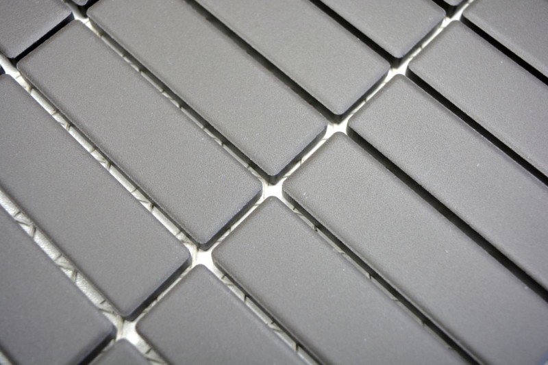Hand-patterned mosaic tile ceramic gray brown mud unglazed non-slip shower tray bathroom tile kitchen bathroom - MOS24-CUST051