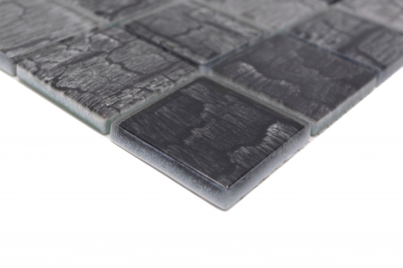 Glass mosaic mosaic tile stone look forest gray dark gray MOS88-88P