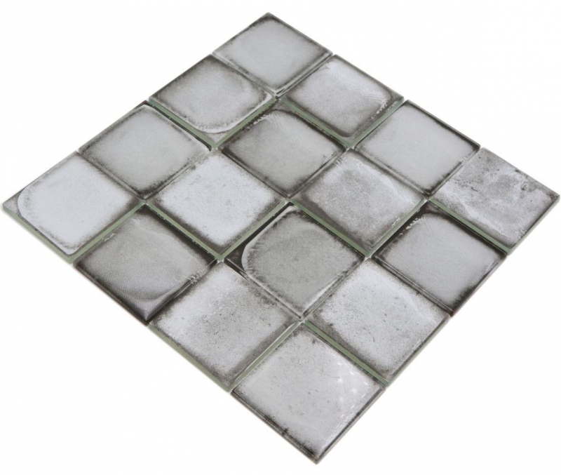 Glass mosaic mosaic tile Retro Vinatage cement style pastel gray MOS88-S02