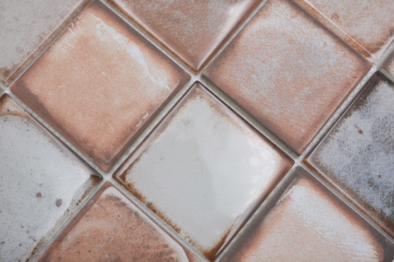 Glass mosaic mosaic tile Retro Vinatage Cement Style Pastel Beige MOS88-S06