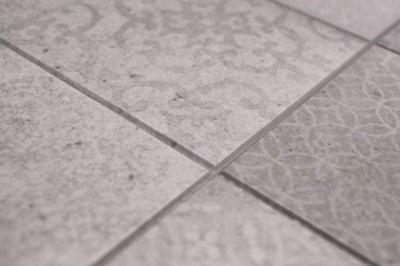 Self-adhesive mosaic mat vinyl shabby chic gray ornament MOS200-SCELLO