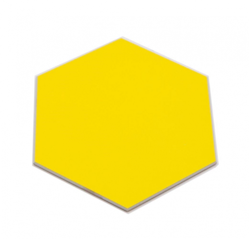 Self-adhesive hexagon vinyl mosaic tile yellow MOS200-S07