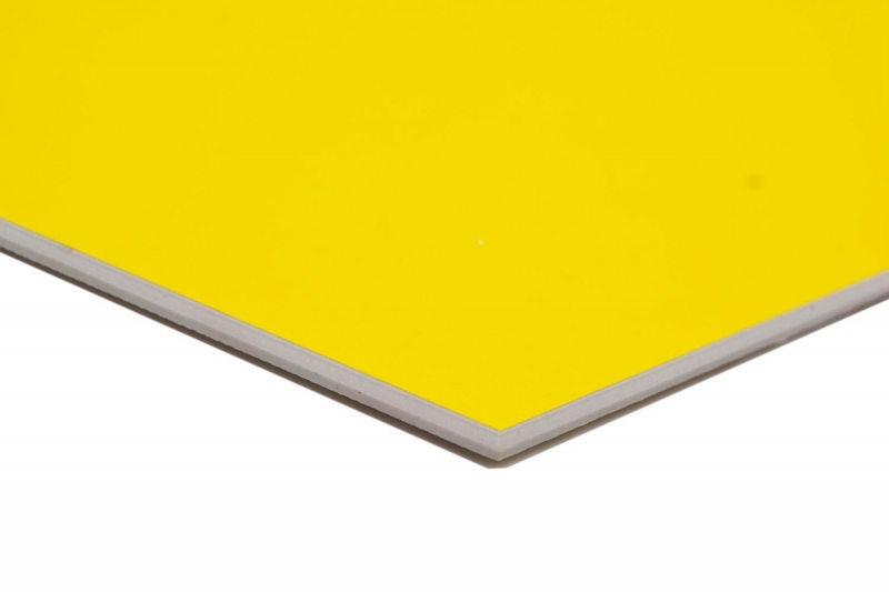 Self-adhesive hexagon vinyl mosaic tile yellow MOS200-S07