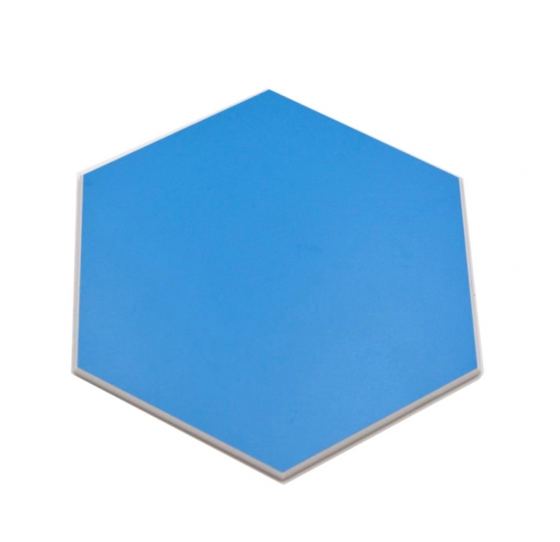 Self-adhesive hexagon vinyl mosaic tile blue MOS200-S04