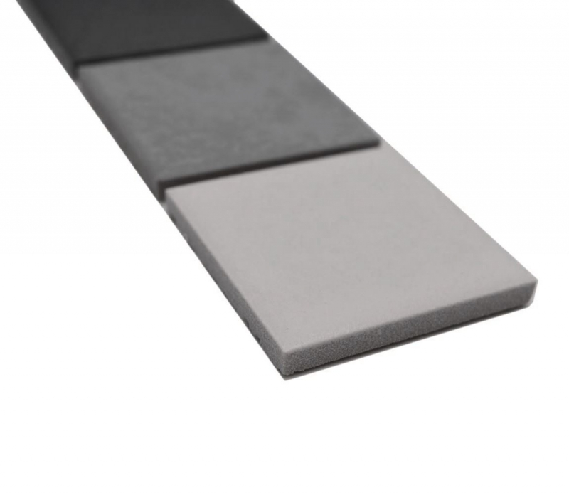 Mosaic border Borde mix gray ceramic MOS14BOR-0123
