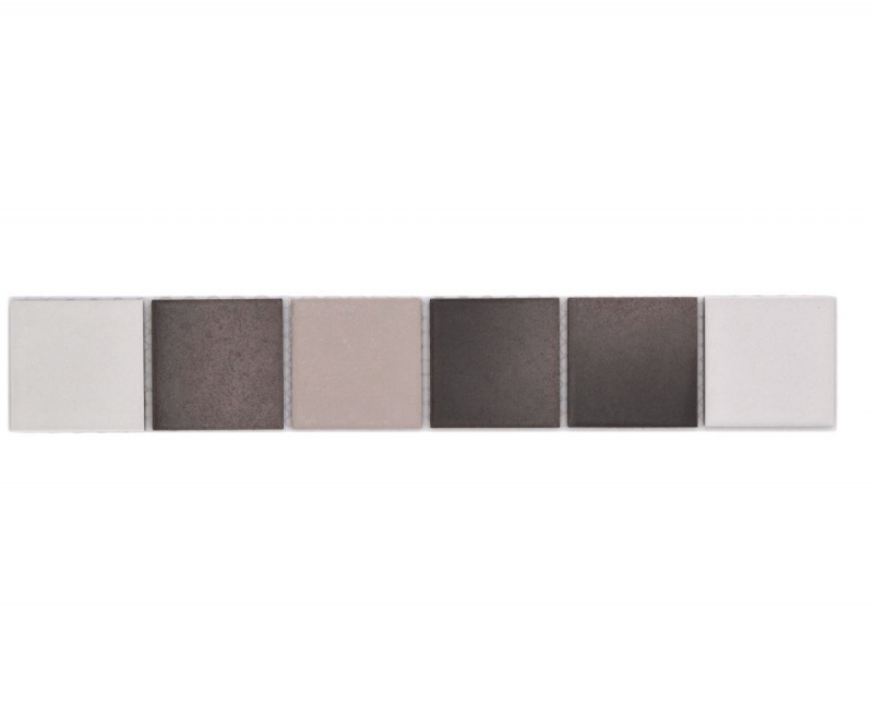 Mosaic border Border beige brown ceramic MOS14BOR-1213