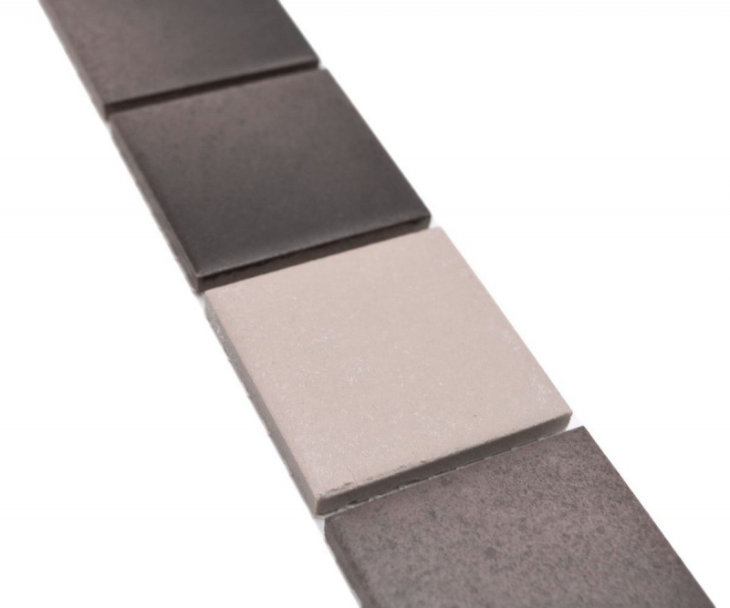 Mosaic border Border beige brown ceramic MOS14BOR-1213
