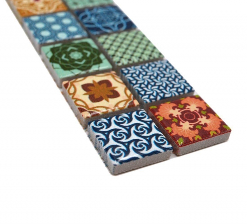 Mosaic border border mix retro ornaments Spanish look MOS18DBOR-1616