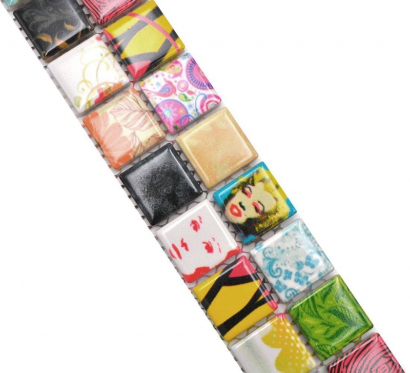 Mosaic border border mix Retro POP UP Marilyn Monroe MOS18DBOR-1605