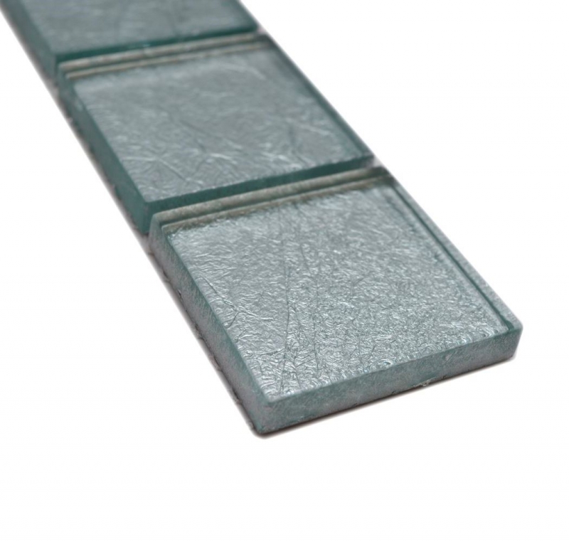 Mosaic border Glass mosaic Mosaic tile Silver structure MOS123BOR-8SB26
