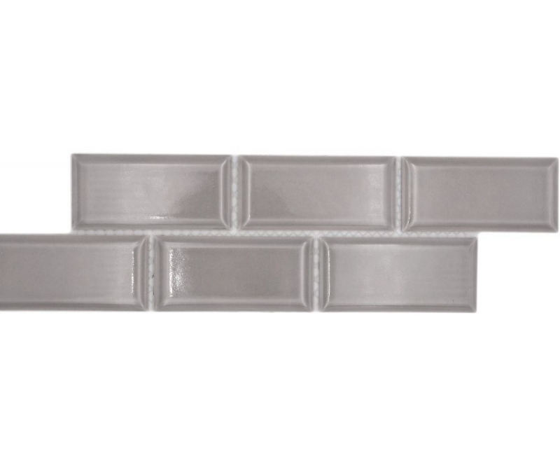 Mosaic border Metro uni stone gray MOS26BORM-0202
