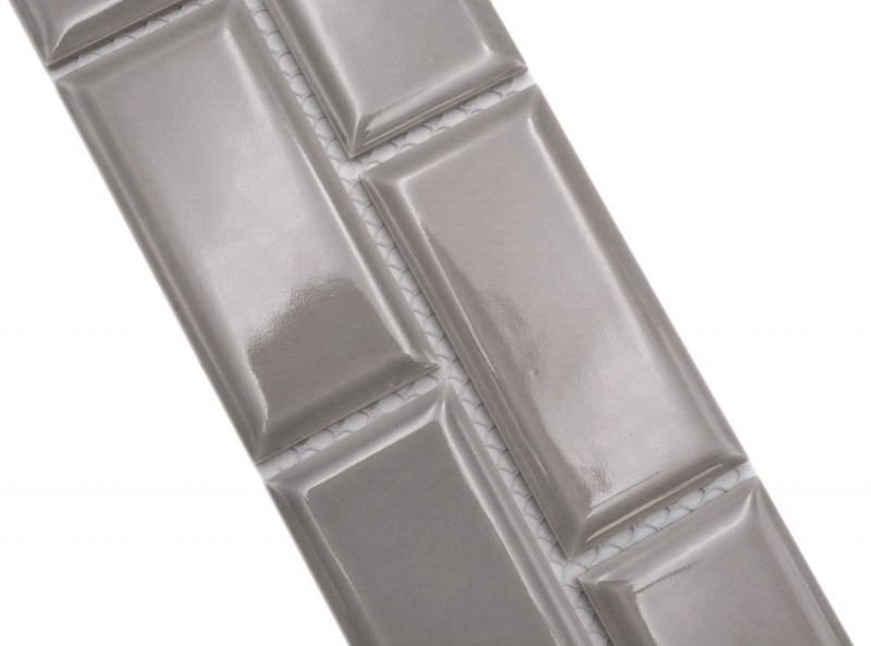 Mosaic border Metro uni stone gray MOS26BORM-0202