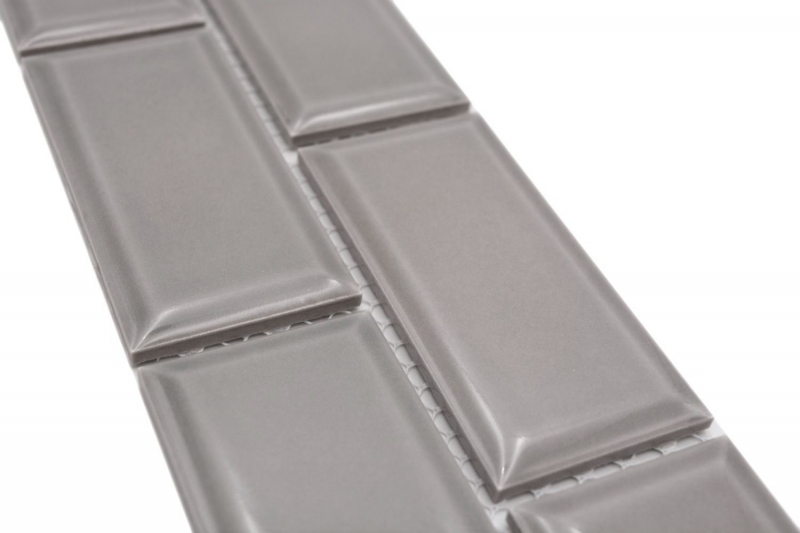 Mosaic border Metro uni stone gray MOS26BORM-0202