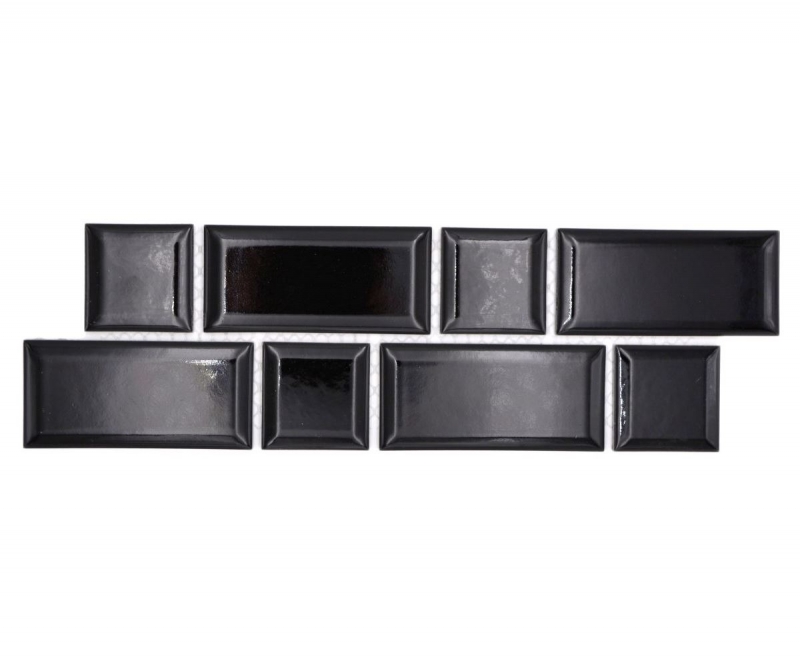 Mosaic border Metro uni black mix MOS26BORWM-0301