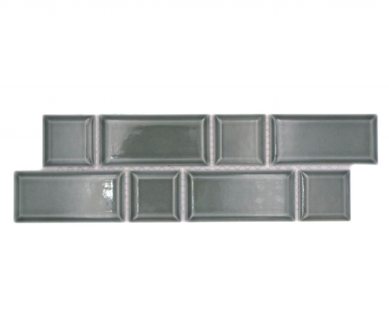 Mosaic border Metro uni petrol mix MOS26BORWM-0218