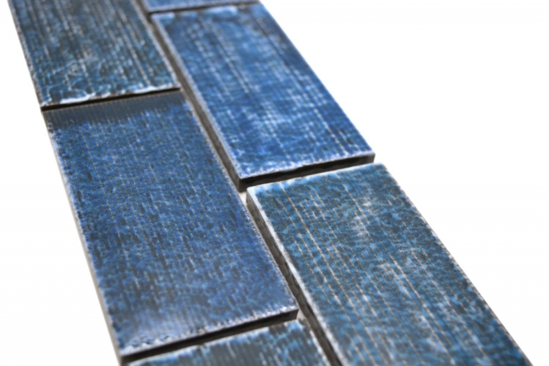 Mosaic border Border composite turquoise glossy MOS26BOR-KAS8