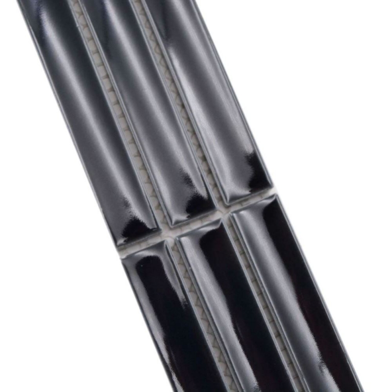 Mosaic border border rods black glossy MOS24BOR-CS36