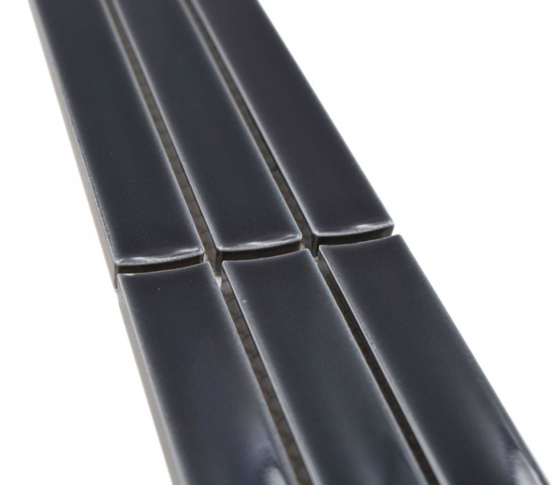 Mosaic border border rods black glossy MOS24BOR-CS36