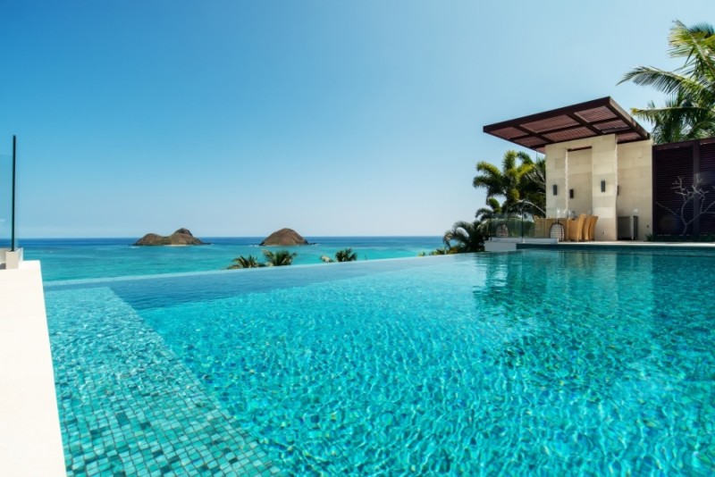 Glass mosaic pool mosaic floating mosaic turquoise green mix copper iridescent MOS200-SMT