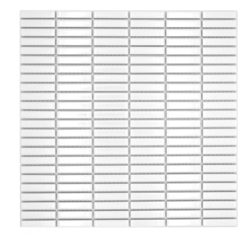 Ceramic mosaic white glossy bamboo look mosaic tile kitchen wall tile backsplash bathroom shower wall MOS24-BM1_f