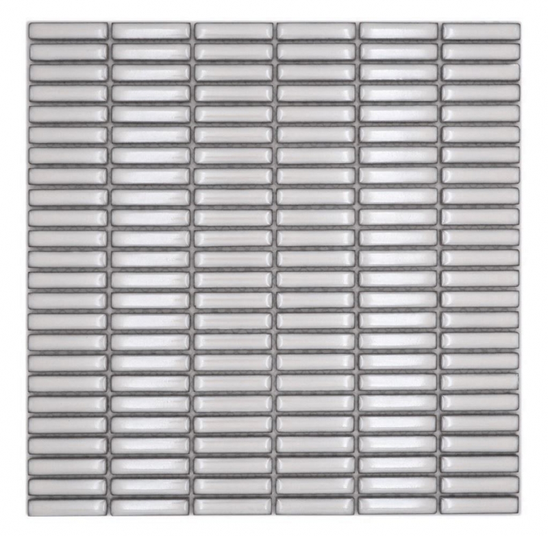 Ceramic mosaic antique white glossy bamboo look mosaic tile kitchen wall tile backsplash bathroom shower wall MOS24-BM3_f