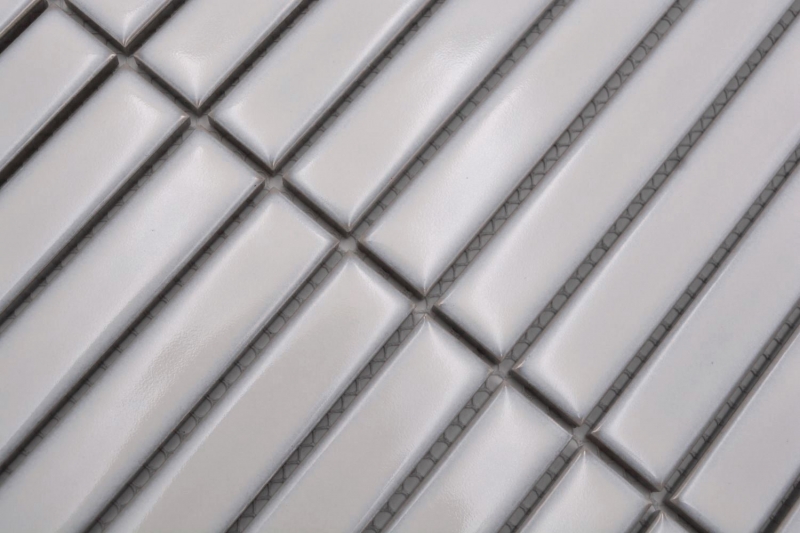 Ceramic mosaic antique white glossy rod-look mosaic tile kitchen wall tile backsplash bathroom shower wall MOS24-S30_f