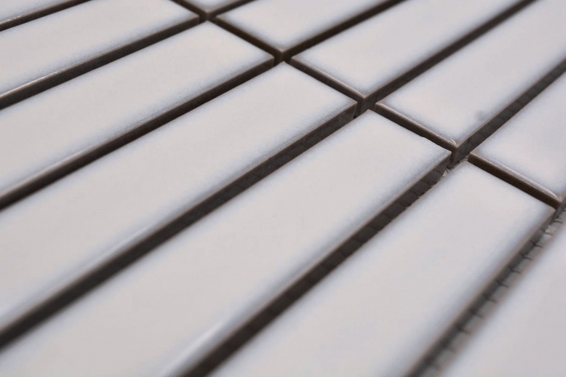 Ceramic mosaic antique white glossy rod-look mosaic tile kitchen wall tile backsplash bathroom shower wall MOS24-S30_f