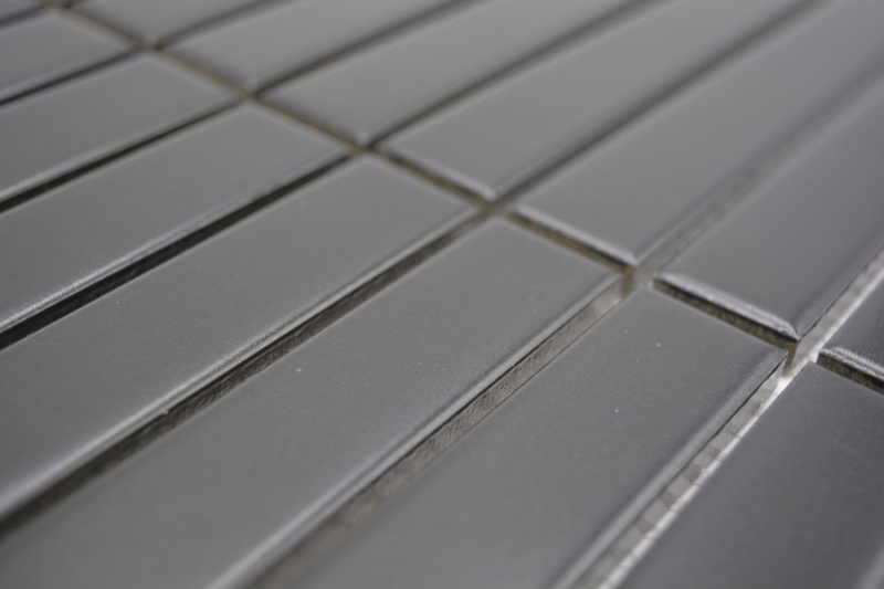 Ceramic mosaic black matt rod look mosaic tile kitchen wall tile backsplash bathroom shower wall MOS24-S60_f