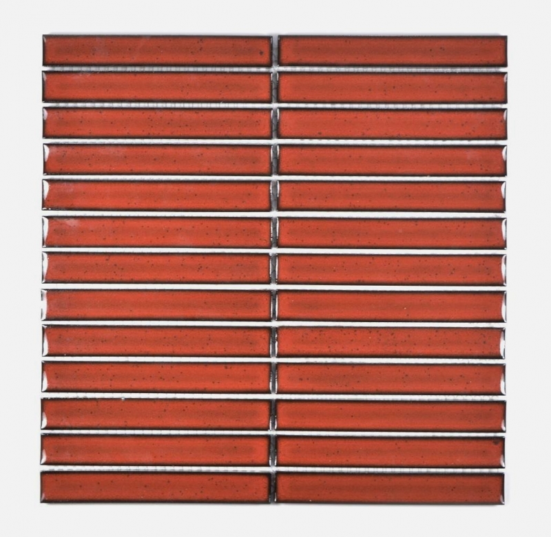 Ceramic mosaic red glossy rod look mosaic tile kitchen wall tile backsplash bathroom shower wall MOS24-CS56_f