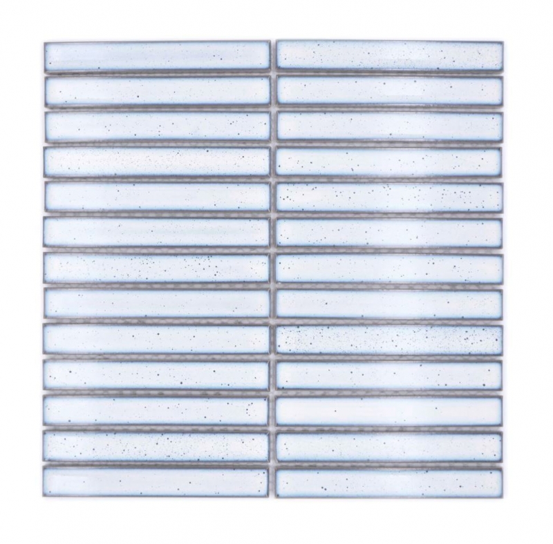 Ceramic mosaic white glossy rod-look mosaic tile kitchen wall tile backsplash bathroom shower wall MOS24-CS66_f
