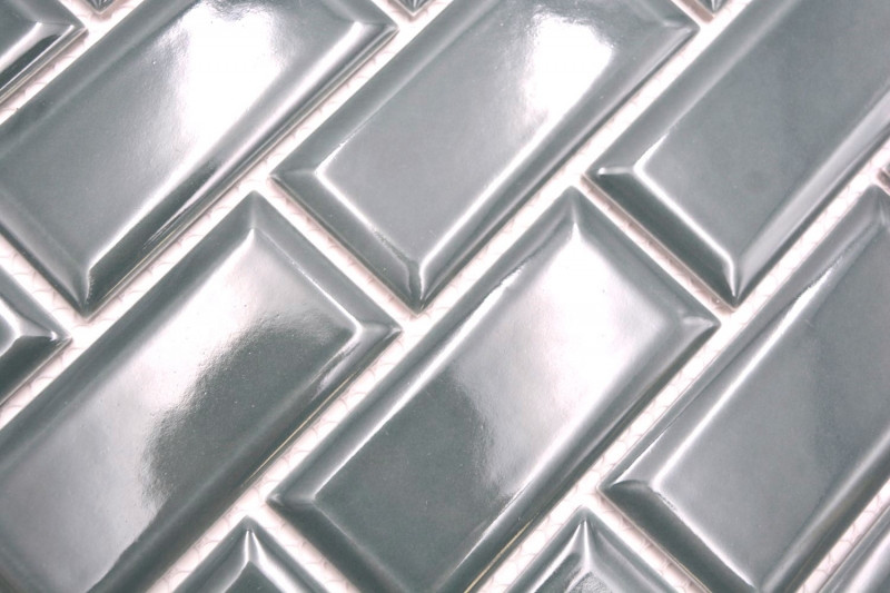 Ceramic mosaic dark green glossy metro look mosaic tile kitchen wall tile backsplash bathroom shower wall MOS24-06G_f