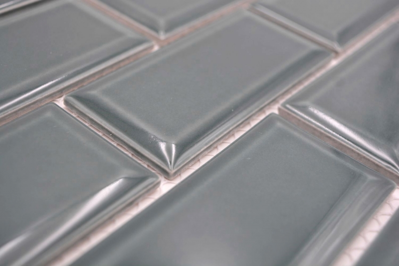 Ceramic mosaic dark green glossy metro look mosaic tile kitchen wall tile backsplash bathroom shower wall MOS24-06G_f