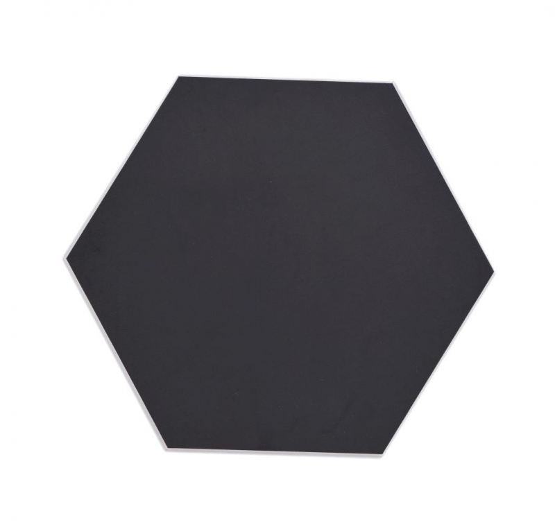 Mosaic tiles self-adhesive black matt hexagon look mosaic tile kitchen wall tile backsplash bathroom MOS200-S03_f