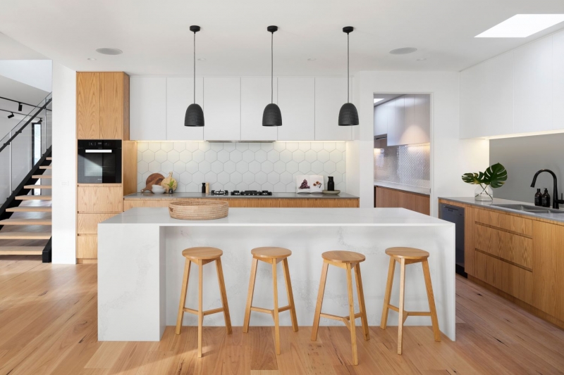Mosaic tiles self-adhesive white matt hexagon look mosaic tile kitchen wall tile backsplash bathroom MOS200-S01_f