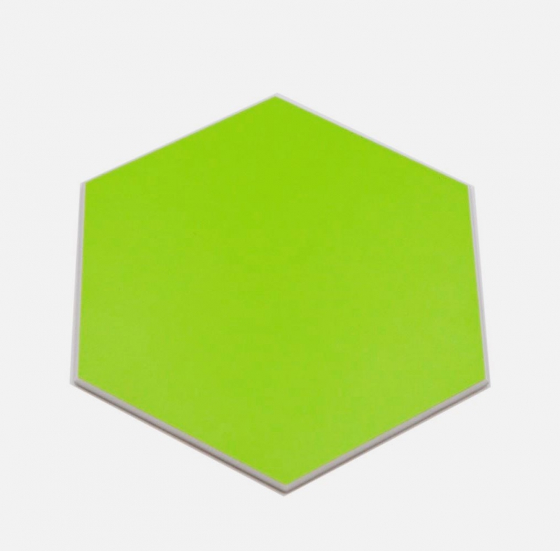 Mosaic tiles self-adhesive green matt hexagon look mosaic tile kitchen wall tile backsplash bathroom MOS200-S05_f