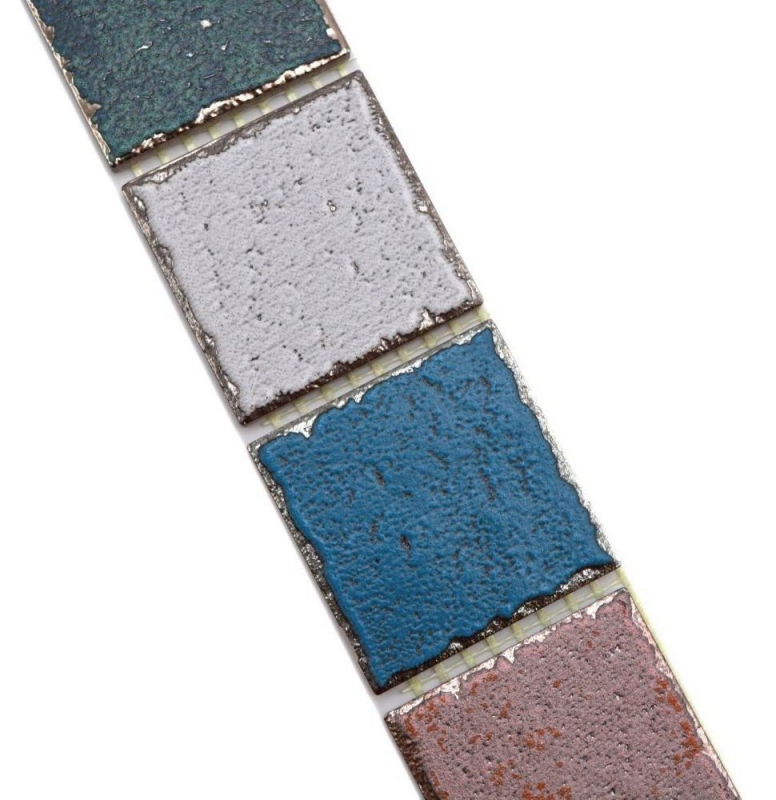 Border Border mosaic multicolored matt retro look mosaic tile kitchen wall tile mirror bathroom shower wall MOS24BOR-1234_f