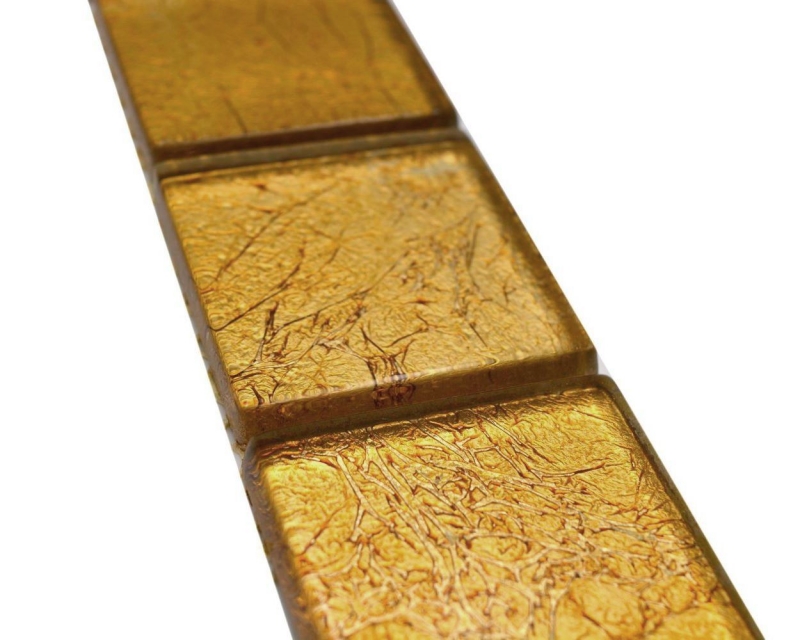 Border Border mosaic gold glossy mosaic tile kitchen wall tile mirror bathroom shower wall MOS120BOR-0786_f
