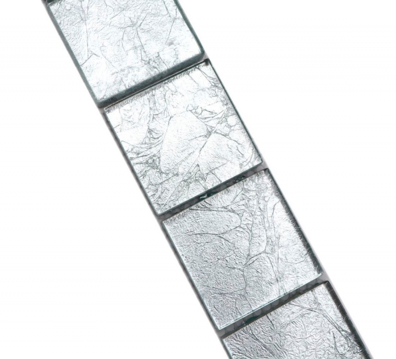 Border Border mosaic silver glossy mosaic tile kitchen wall tile mirror bathroom shower wall MOS123BOR-8SB26_f
