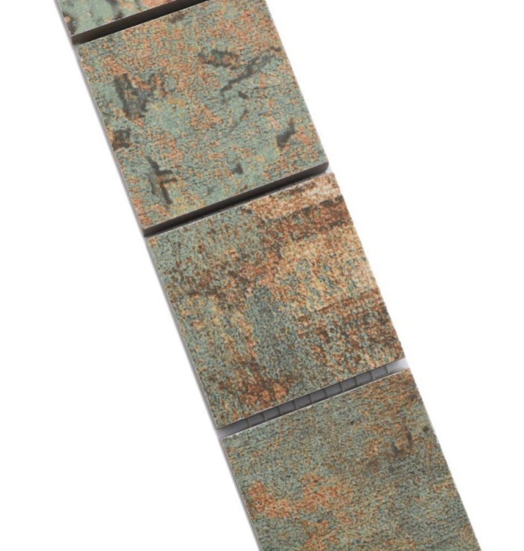 Border Border mosaic mix beige/brown/green matt carpet look mosaic tile kitchen wall tile mirror bathroom shower wall MOS14BOR-47CB_f