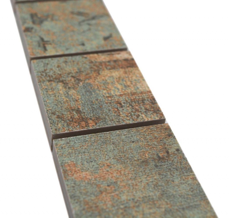 Border Border mosaic mix beige/brown/green matt carpet look mosaic tile kitchen wall tile mirror bathroom shower wall MOS14BOR-47CB_f