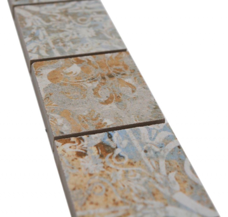 Border Border mosaic mix light multicolored matt carpet look mosaic tile kitchen wall tile mirror bathroom shower wall MOS14BOR-47CS_f