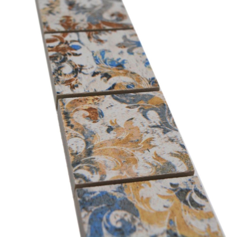 Border Border mosaic mix strong multicolored matt carpet look mosaic tile kitchen wall tile mirror bathroom shower wall MOS14BOR-47CV_f