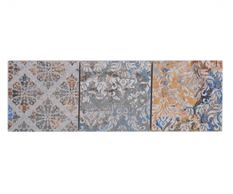 Border Border mosaic mix strong multicolored matt carpet look mosaic tile kitchen wall tile mirror bathroom shower wall MOS23BOR-95CV_f
