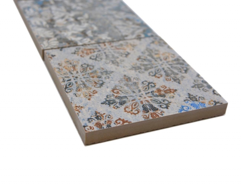 Border Border mosaic mix strong multicolored matt carpet look mosaic tile kitchen wall tile mirror bathroom shower wall MOS23BOR-95CV_f