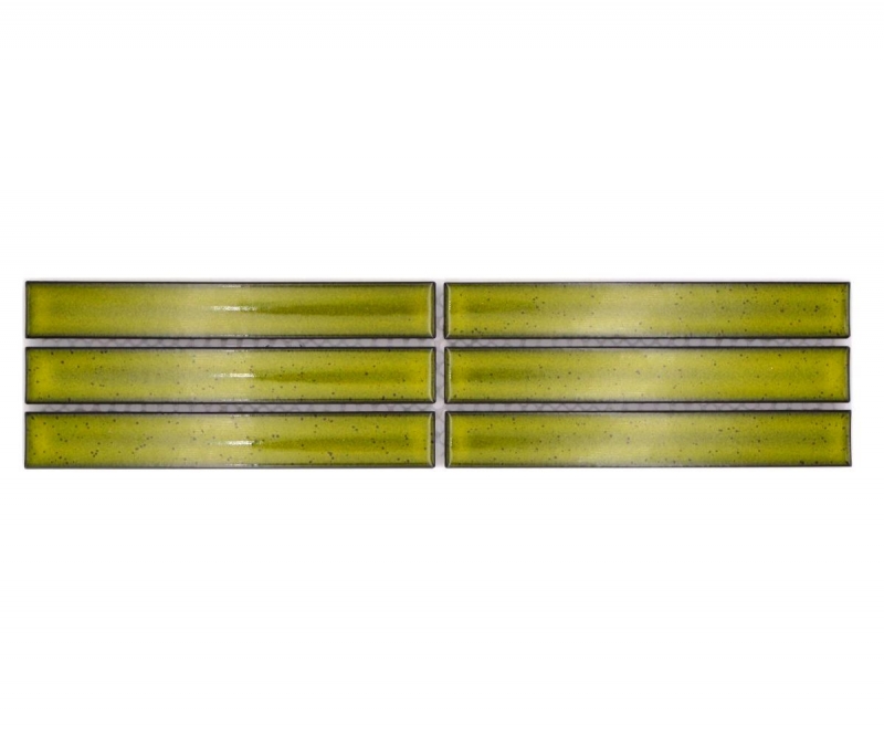 Border Border mosaic light green glossy rod look mosaic tile kitchen wall tile mirror bathroom shower wall MOS24BOR-CS16_f