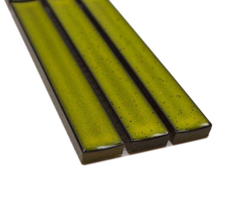 Border Border mosaic light green glossy rod look mosaic tile kitchen wall tile mirror bathroom shower wall MOS24BOR-CS16_f