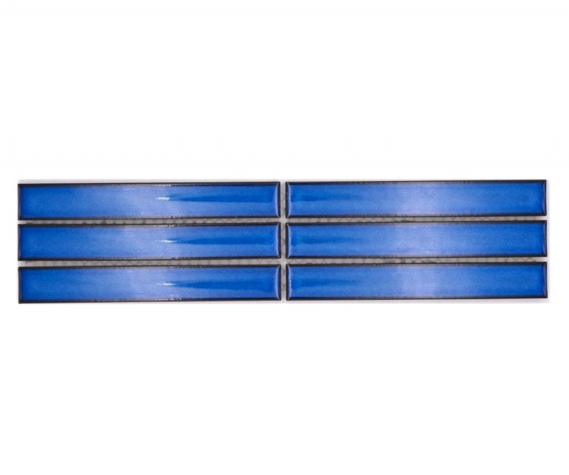 Border Border mosaic blue glossy rod look mosaic tile kitchen wall tile mirror bathroom shower wall MOS24BOR-CS46_f